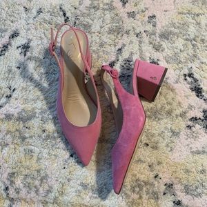 Sam Edelman pointy block heel shoes (used once)